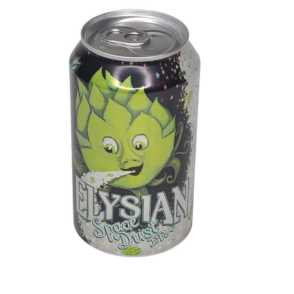 Elysian Space Dust IPA Empty Beer Can Bottom Opened 12oz Seattle Washington